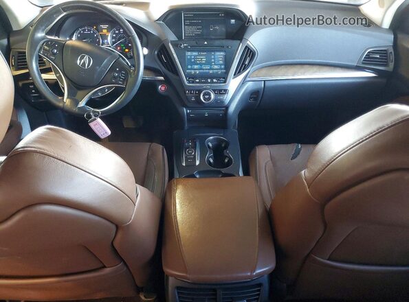 5J8YD3H90JL006121 2018 ACURA MDX White Առջևի վահանակի տեսք
