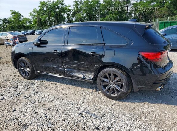 5J8YD4H02LL801911 2020 ACURA MDX Black უკანა მარცხენა