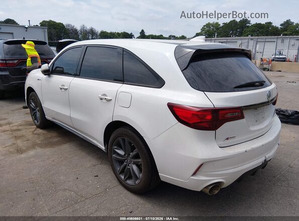 5J8YD4H05KL005054 2019 ACURA MDX White Հետևի ձախ