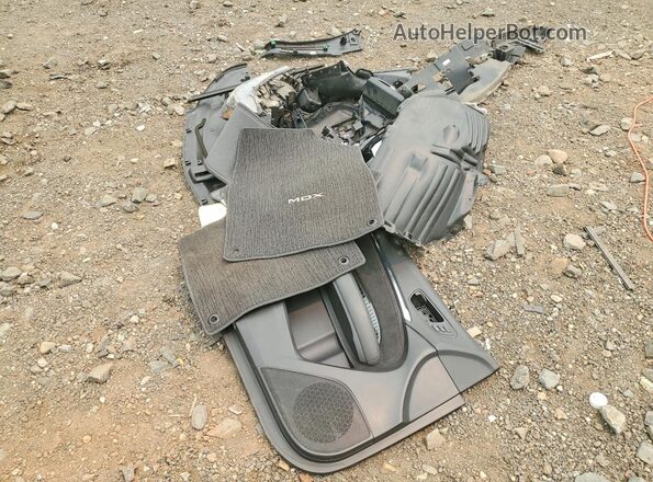 5J8YD4H09LL037779 2020 ACURA MDX Charcoal VIN sticker view