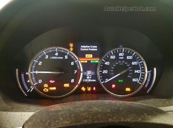 5J8YD4H30LL035882 2020 ACURA MDX White Instrument cluster view
