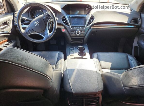 5J8YD4H32LL025225 2020 ACURA MDX Black Dashboard view