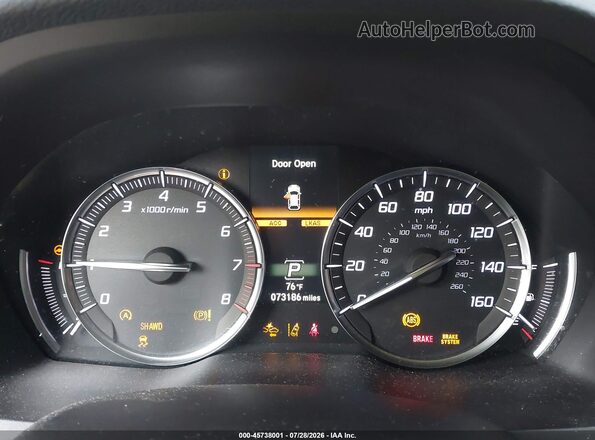 5J8YD4H34LL002495 2020 ACURA MDX White Vista de los asientos traseros