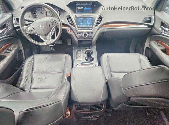5J8YD4H35KL035004 2019 ACURA MDX Черный Вид панели приборов