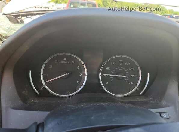 5J8YD4H37LL032624 2020 ACURA MDX White Вид щитка приладів