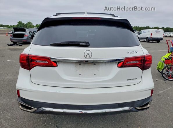5J8YD4H37LL050654 2020 ACURA MDX White Հետևի տեսք