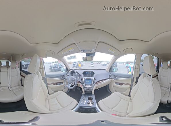 5J8YD4H37LL050654 2020 ACURA MDX White Սալոնի 360 աստիճան տեսք