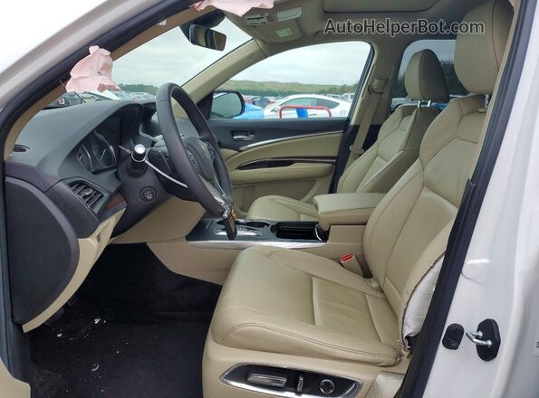5J8YD4H37LL050654 2020 ACURA MDX White Սալոնի դիմացի տեսք