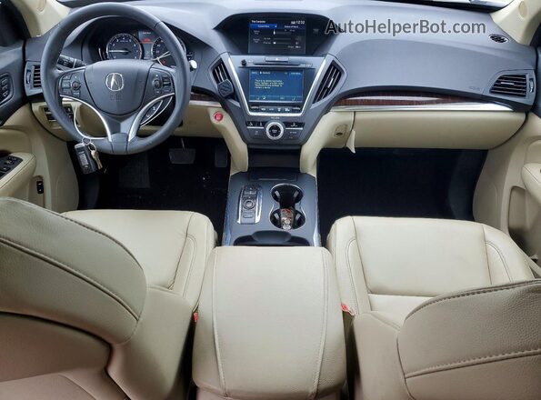 5J8YD4H37LL050654 2020 ACURA MDX White Առջևի վահանակի տեսք