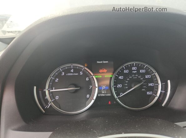 5J8YD4H39LL023097 2020 ACURA MDX Charcoal Vista del cuadro de instrumentos