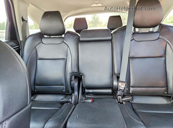 5J8YD4H3XLL004137 2020 ACURA MDX Black Вид задніх сидінь
