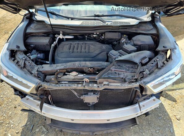 5J8YD4H3XLL004137 2020 ACURA MDX Black Вид підкапотного простору