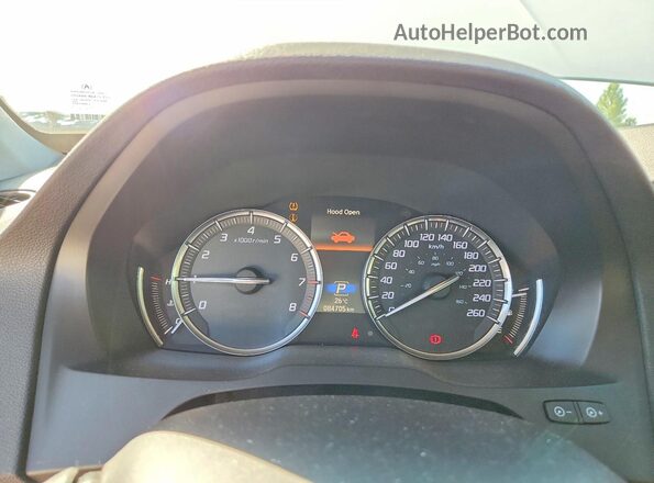5J8YD4H41LL800901 2020 ACURA MDX White Instrument cluster view