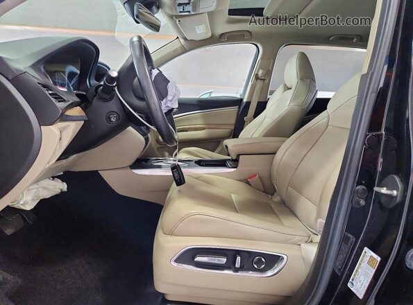 5J8YD4H50LL006903 2020 ACURA MDX Черный Вид салона спереди