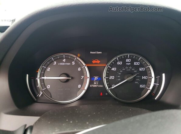 5J8YD4H51LL039733 2020 ACURA MDX Серебряный Вид щитка приборов