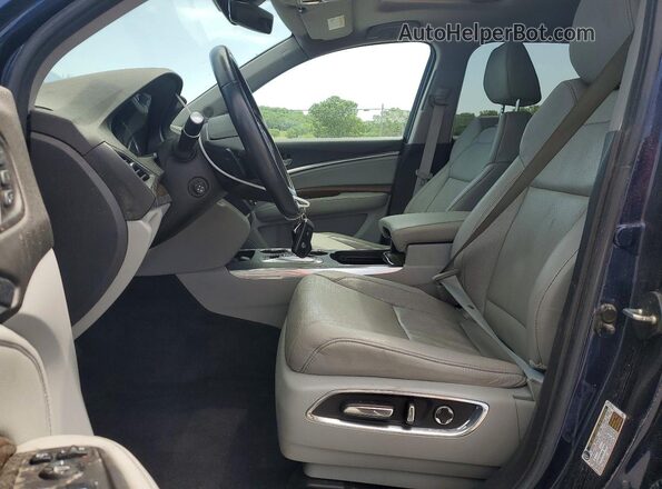 5J8YD4H53LL017121 2020 ACURA MDX Blue Front interior view