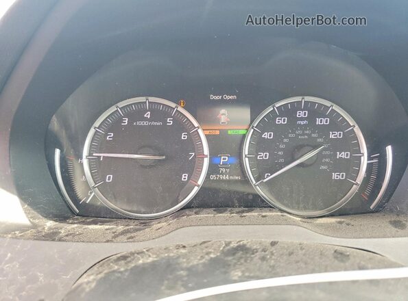 5J8YD4H53LL017121 2020 ACURA MDX Blue Instrument cluster view