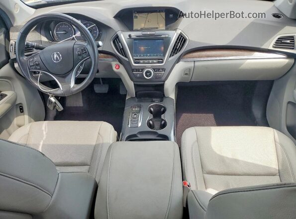 5J8YD4H53LL017121 2020 ACURA MDX Blue Dashboard view