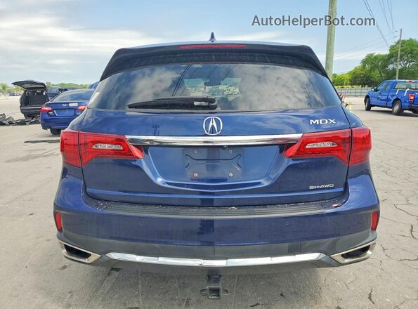 5J8YD4H53LL017121 2020 ACURA MDX Blue Rear view
