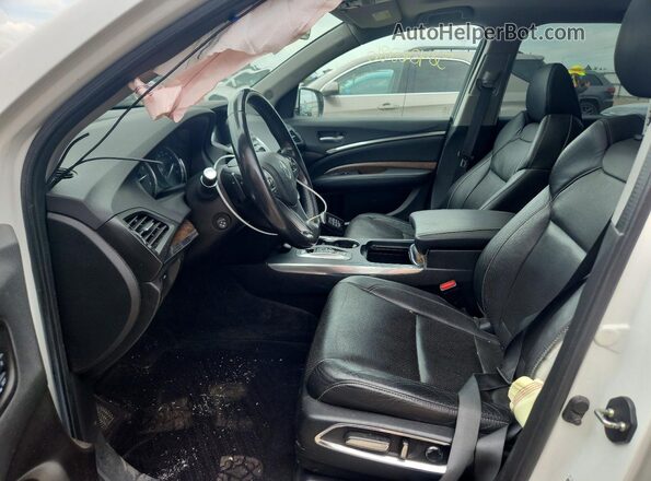 5J8YD4H55LL026435 2020 ACURA MDX White Widok wnętrza z przodu