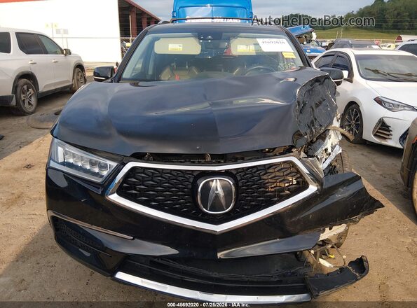 5J8YD4H57LL007482 2020 ACURA MDX Black Instrument cluster view