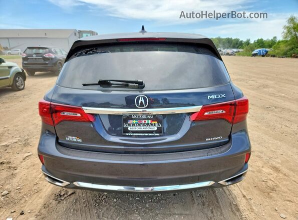 5J8YD4H57LL014044 2020 ACURA MDX Charcoal Widok z tyłu