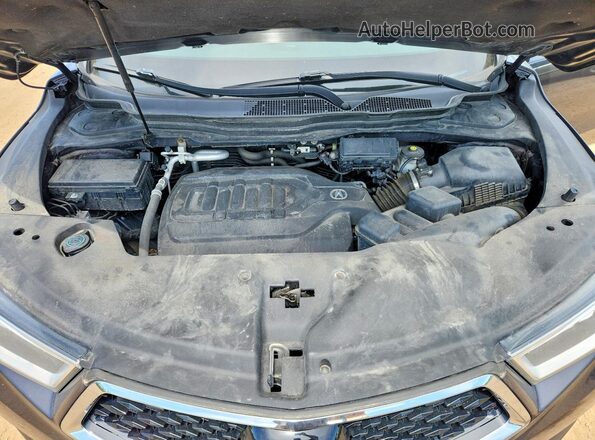 5J8YD4H57LL014044 2020 ACURA MDX Charcoal Widok wnętrza z tyłu