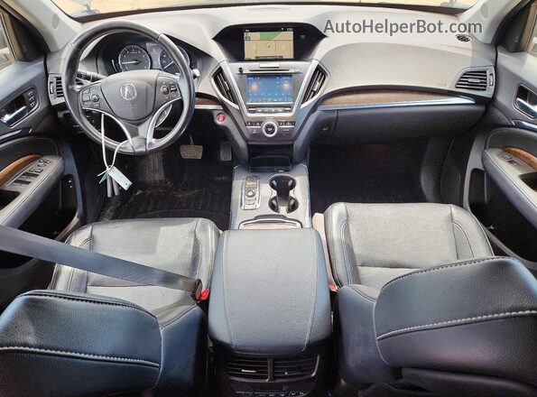 5J8YD4H57LL014044 2020 ACURA MDX Charcoal Widok deski rozdzielczej