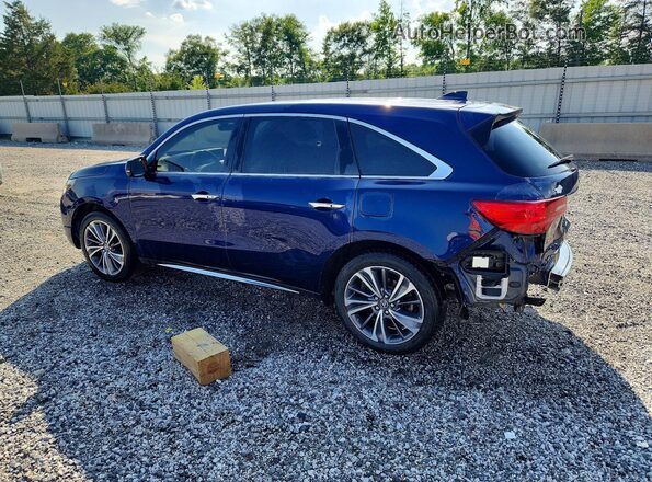 5J8YD4H58KL014469 2019 ACURA MDX Blue Trasero izquierdo