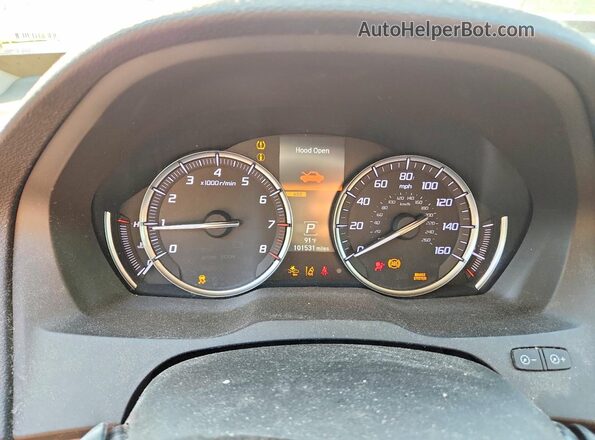 5J8YD4H58LL055783 2020 ACURA MDX White Սարքավորումների վահանակի տեսք