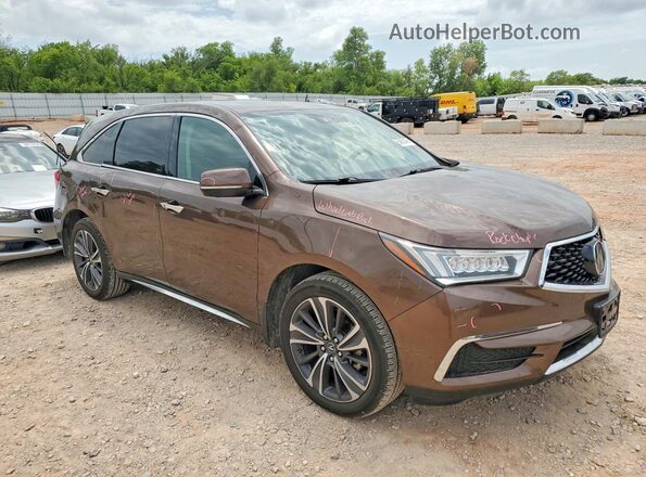 5J8YD4H59LL007113 2020 ACURA MDX Brown Առջևի աջ