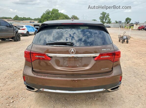5J8YD4H59LL007113 2020 ACURA MDX Brown Հետևի տեսք