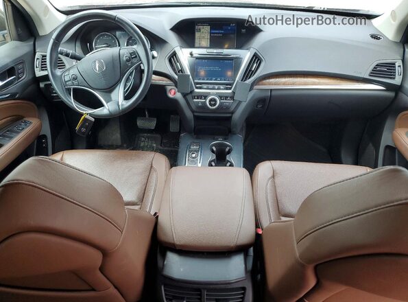 5J8YD4H59LL007113 2020 ACURA MDX Brown Առջևի վահանակի տեսք