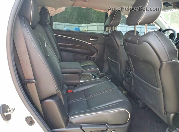 5J8YD4H80LL020388 2020 ACURA MDX White უკანა სალონის ხედი