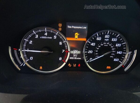 5J8YD4H83LL025441 2020 ACURA MDX Черный Вид щитка приборов