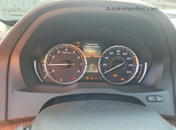 5J8YD4H89LL021149 2020 ACURA MDX Gray Instrument cluster view