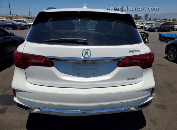 5J8YD4H8XLL001119 2020 ACURA MDX White Widok z tyłu