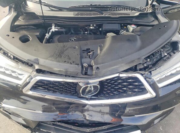 5J8YD7H76LL002003 2020 ACURA MDX Black Engine compartment view