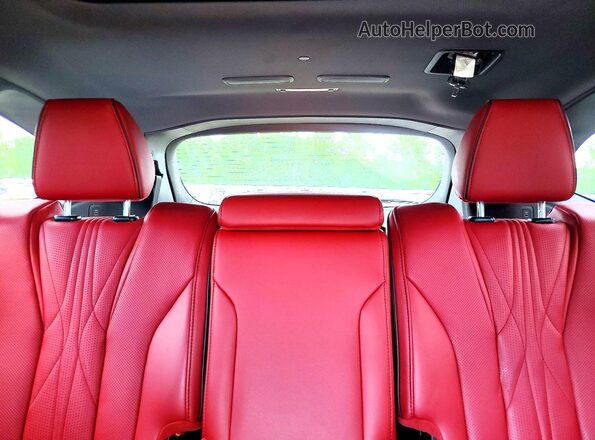 5J8YD8H80RL000304 2024 ACURA MDX Black Rear seats view