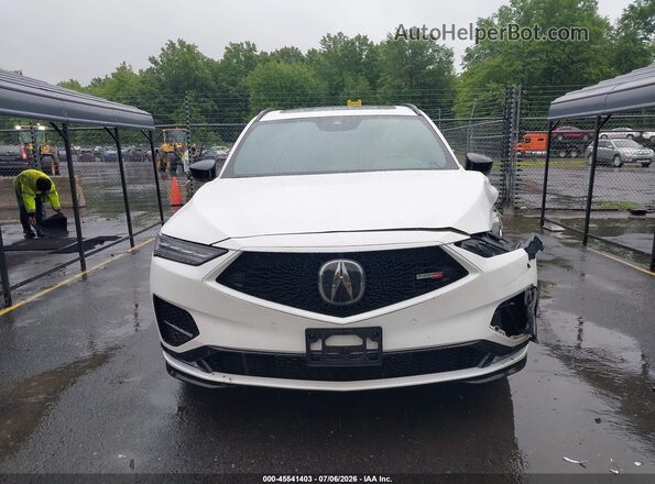 5J8YD8H82PL003136 2023 ACURA MDX White Instrument cluster view