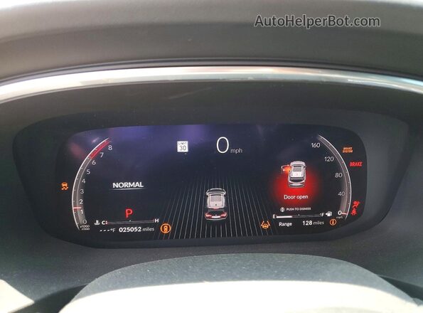5J8YD8H88PL001049 2023 ACURA MDX Black ხელსაწყოთა პანელის ხედი