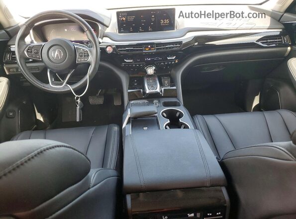 5J8YD9H3XPL007798 2023 ACURA MDX Black Widok deski rozdzielczej