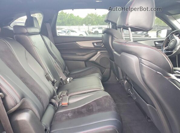 5J8YE1H01PL034327 2023 ACURA MDX Black Widok tylnych siedzeń
