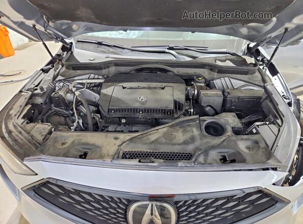 5J8YE1H02PL030125 2023 ACURA MDX Silver Vista del compartimento del motor