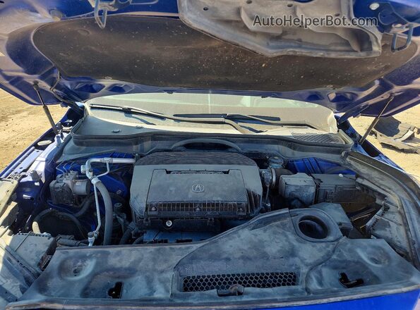 5J8YE1H05PL014470 2023 ACURA MDX Blue Vista del compartimento del motor