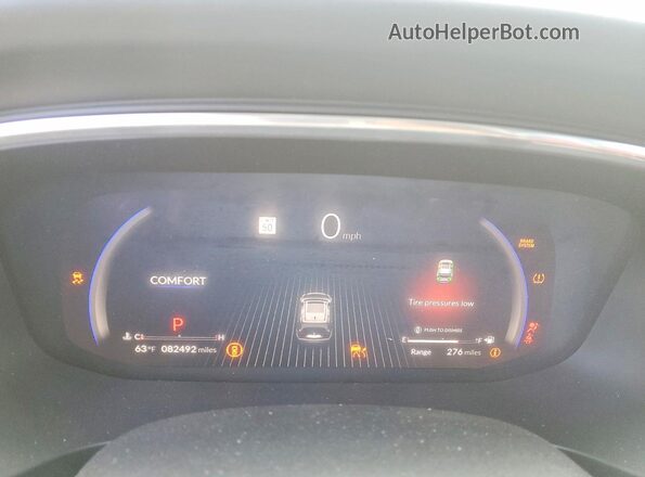 5J8YE1H05PL014470 2023 ACURA MDX Blue Vista del cuadro de instrumentos