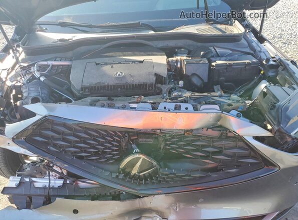 5J8YE1H07PL001946 2023 ACURA MDX Gray ძრავის განყოფილების ხედი
