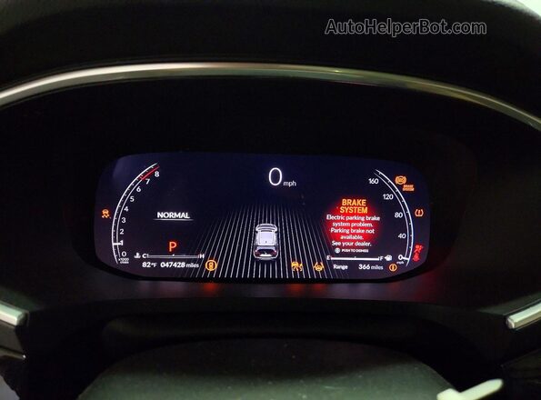 5J8YE1H39PL006589 2023 ACURA MDX Белый Вид щитка приборов