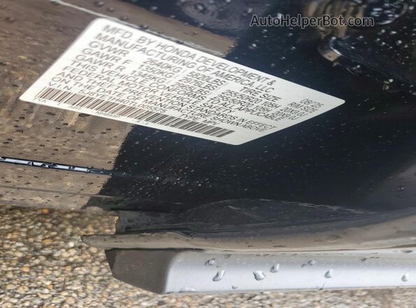 5J8YE1H40TL005575 2026 ACURA MDX Black VIN კოდის სტიკერის ხედი