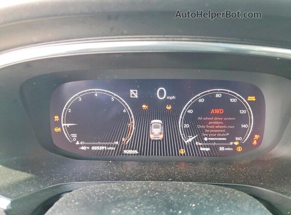 5J8YE1H86SL031910 2025 ACURA MDX Black Սարքավորումների վահանակի տեսք
